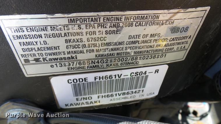 image for item DX9369 2009 John Deere X320 lawn mower