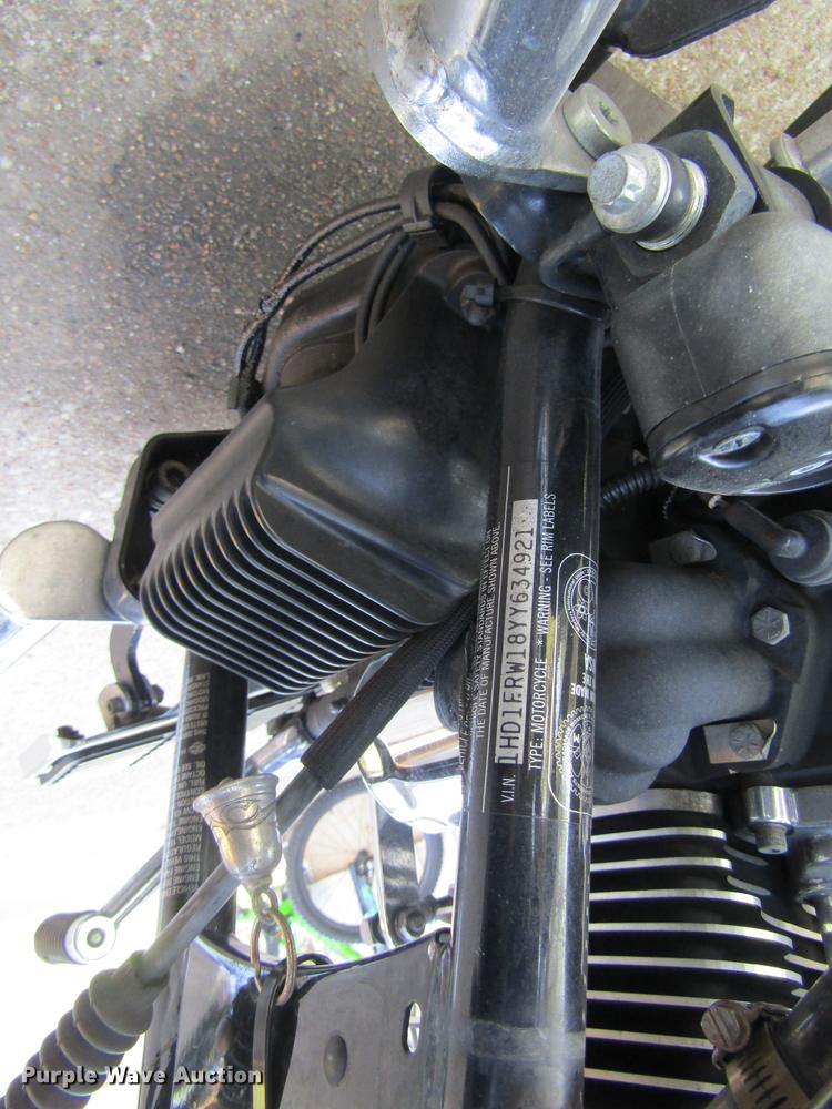 image for item EI9331 2000 Harley Davidson FLRHCI Road King motorcycle