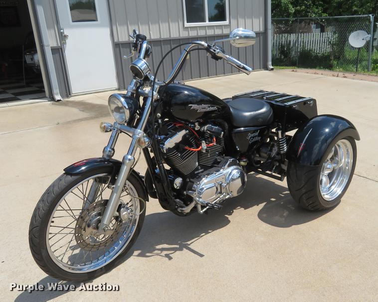 image for item EJ9610 2006 Harley Davidson XL 1200C Special Edition trike motorcycle