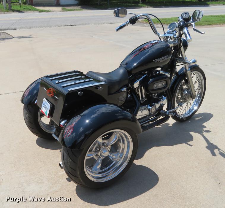 image for item EJ9610 2006 Harley Davidson XL 1200C Special Edition trike motorcycle