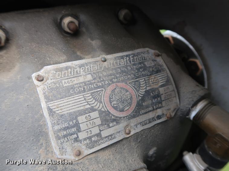 image for item EP9363 1946 Taylorcraft BC12D airplane