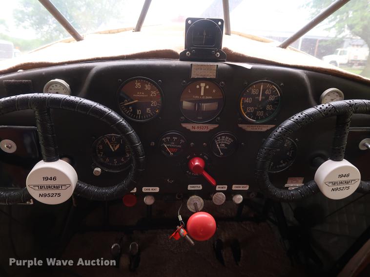 image for item EP9363 1946 Taylorcraft BC12D airplane