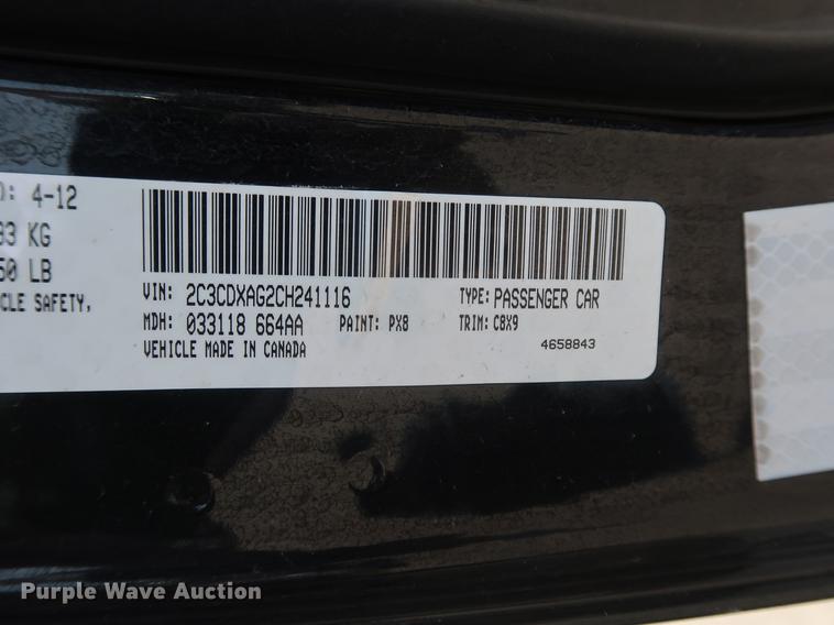 image for item EP9414 2012 Dodge Charger Police