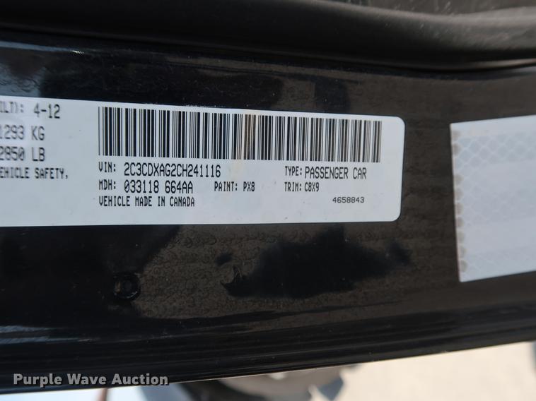 image for item EP9414 2012 Dodge Charger Police