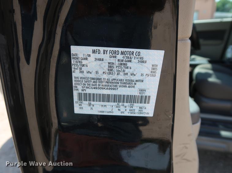 image for item EP9416 2009 Ford Escape Hybrid SUV