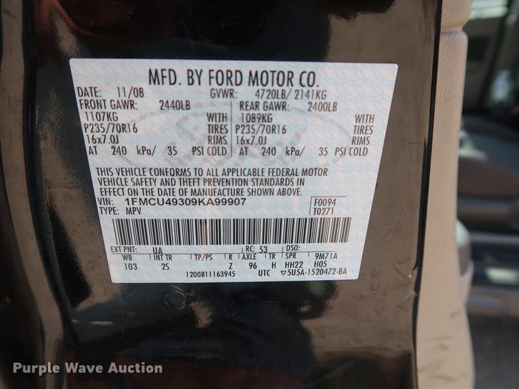 image for item EP9416 2009 Ford Escape Hybrid SUV