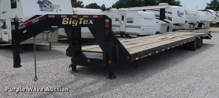 image for item EP9419 2016 Big Tex 25GNHD equipment trailer