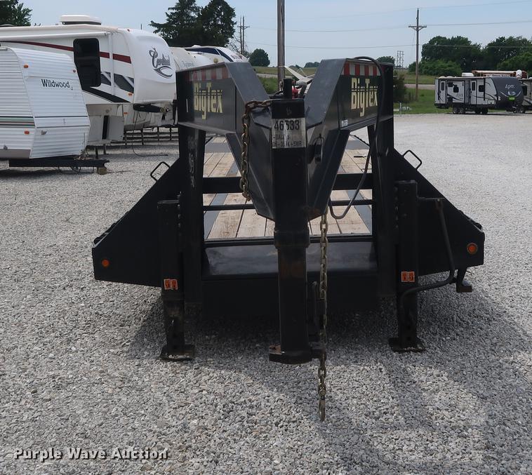 image for item EP9419 2016 Big Tex 25GNHD equipment trailer