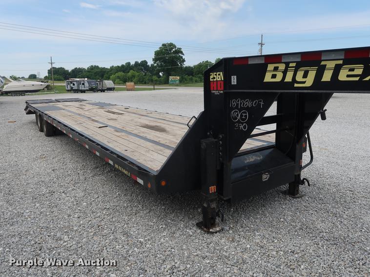 image for item EP9419 2016 Big Tex 25GNHD equipment trailer
