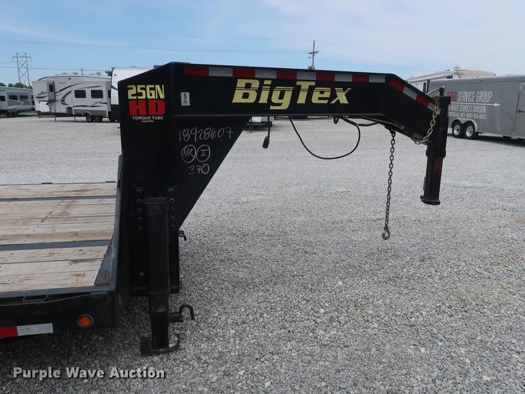 image for item EP9419 2016 Big Tex 25GNHD equipment trailer