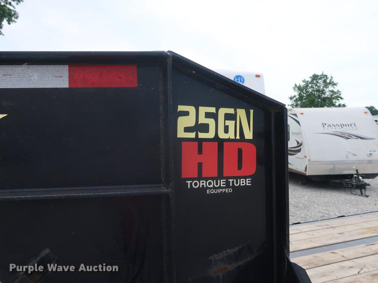 image for item EP9419 2016 Big Tex 25GNHD equipment trailer