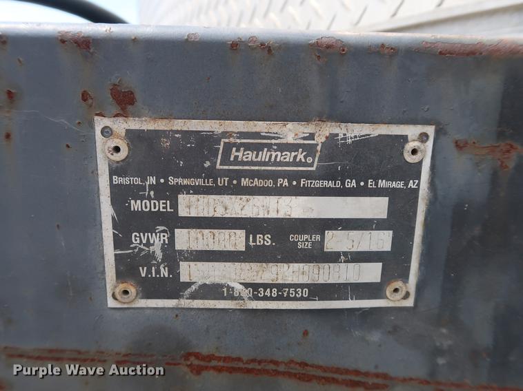 image for item EP9420 2000 Haulmark enclosed cargo trailer