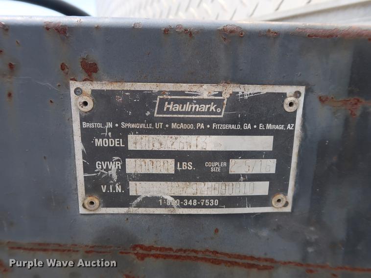 image for item EP9420 2000 Haulmark enclosed cargo trailer