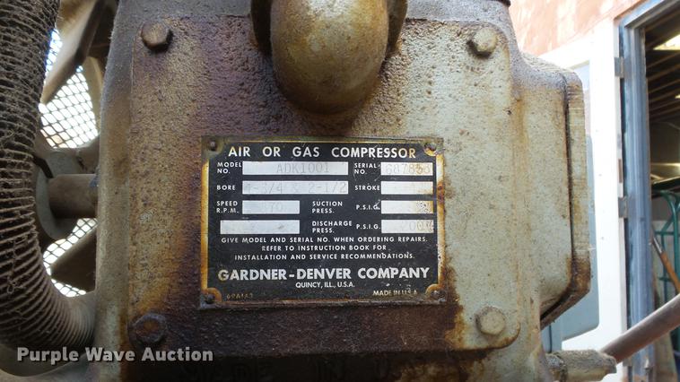 image for item ET9686 Gardner Denver air compressor