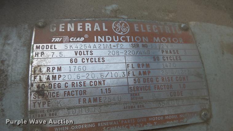 image for item ET9686 Gardner Denver air compressor