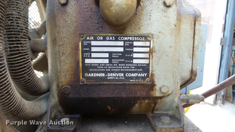 image for item ET9686 Gardner Denver air compressor