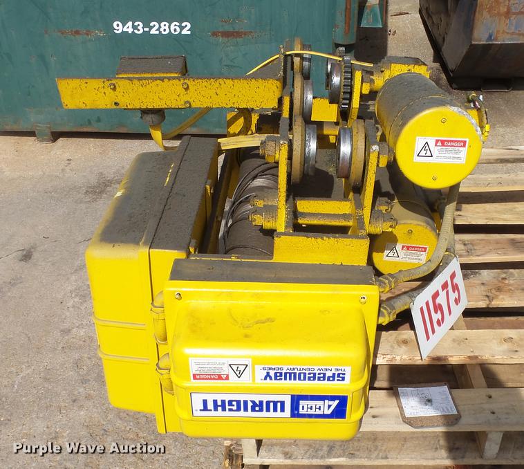 image for item ET9692 Wright wire rope hoist