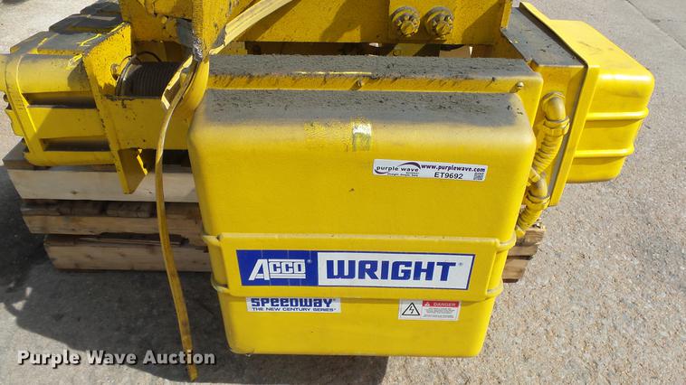 image for item ET9692 Wright wire rope hoist