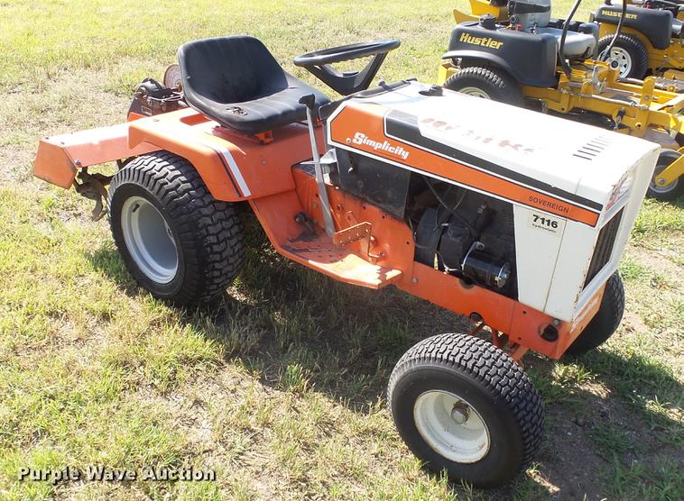 image for item EZ9388 Allis Chalmers Simplicity lawn mower