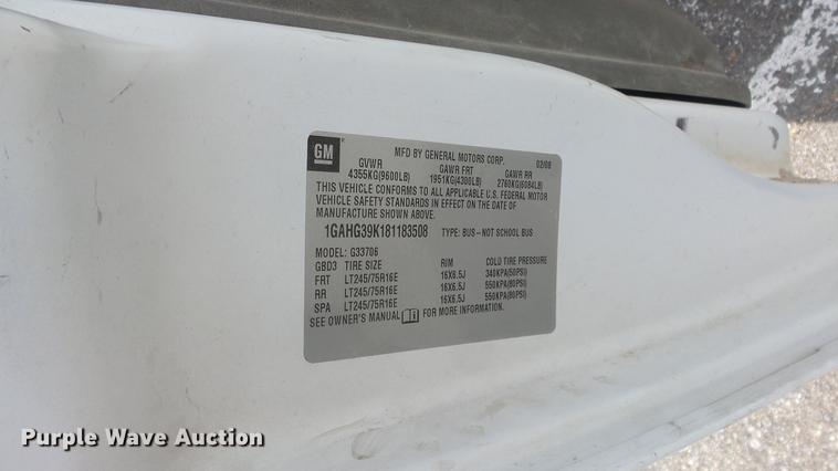 image for item EZ9440 2008 Chevrolet Express 3500 Extended van