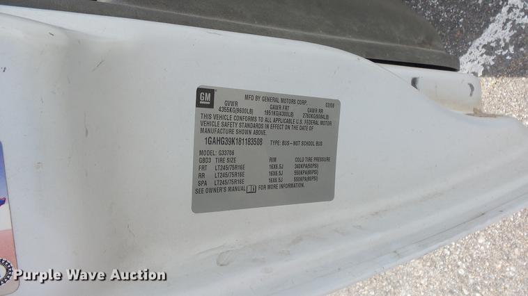 image for item EZ9440 2008 Chevrolet Express 3500 Extended van