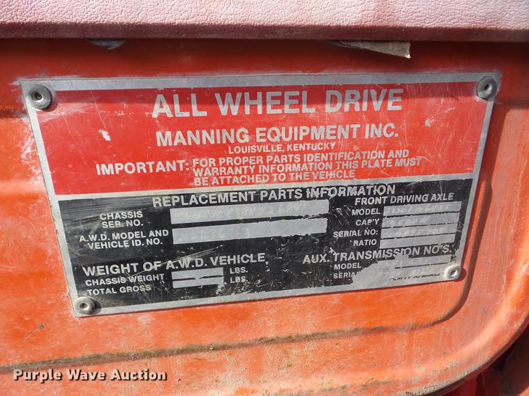 image for item J8504 1981 Ford F700 flatbed truck