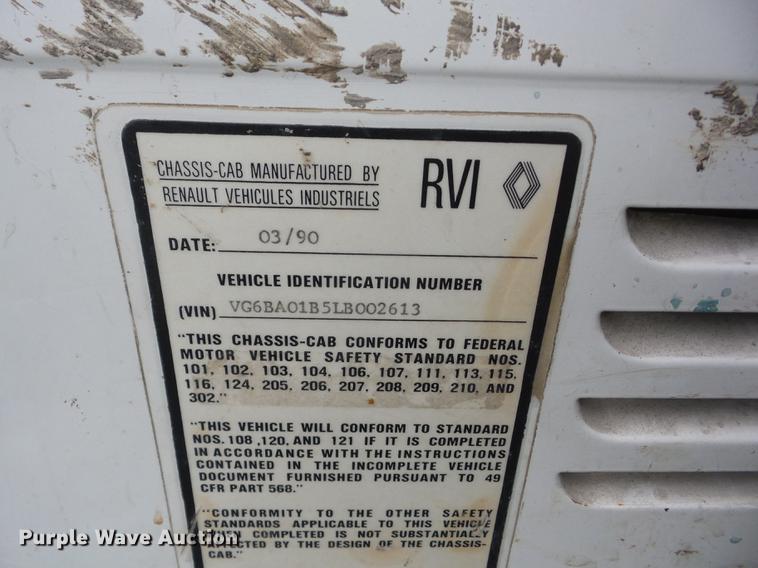 image for item J8505 1990 Mack service truck