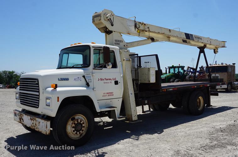 image for item DB6009 1996 Ford LN7000 crane truck