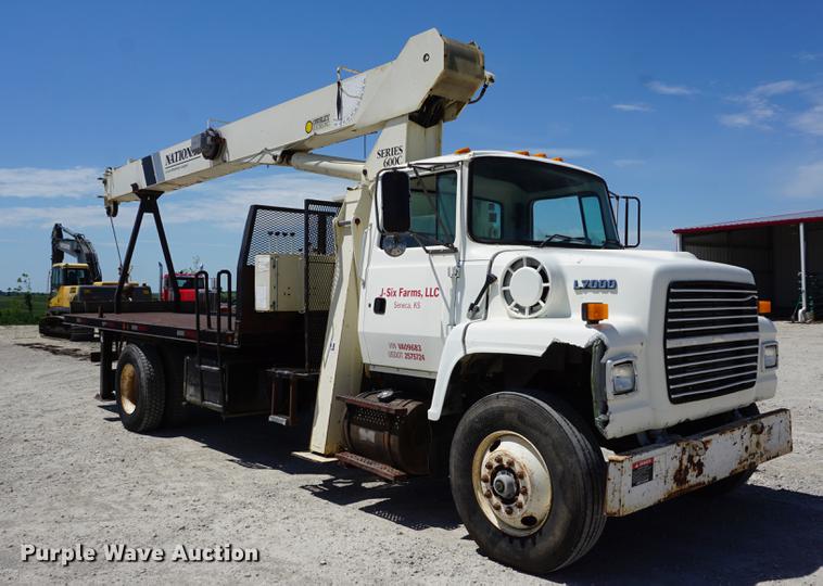 image for item DB6009 1996 Ford LN7000 crane truck