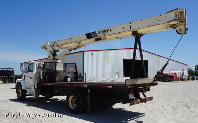 image for item DB6009 1996 Ford LN7000 crane truck