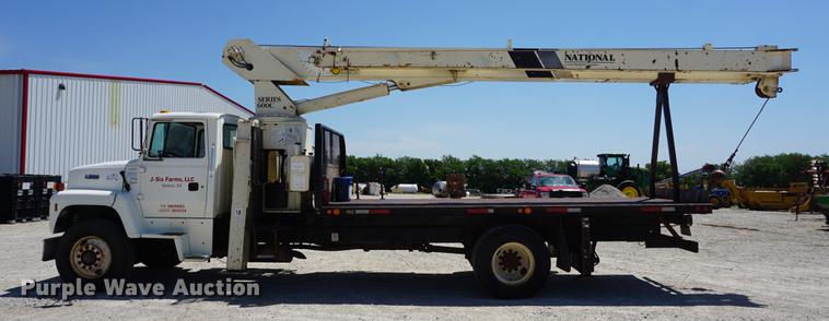 image for item DB6009 1996 Ford LN7000 crane truck