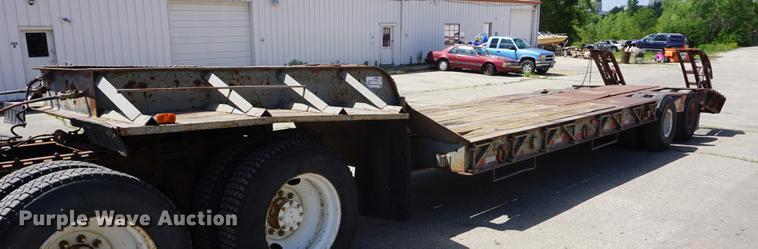 image for item DB6011 1966 Dorsey HTS-25 low boy equipment trailer