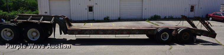 image for item DB6011 1966 Dorsey HTS-25 low boy equipment trailer