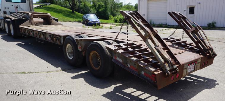 image for item DB6011 1966 Dorsey HTS-25 low boy equipment trailer