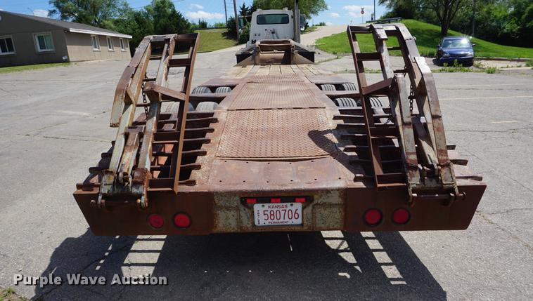 image for item DB6011 1966 Dorsey HTS-25 low boy equipment trailer