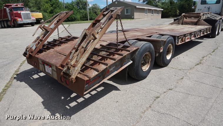 image for item DB6011 1966 Dorsey HTS-25 low boy equipment trailer