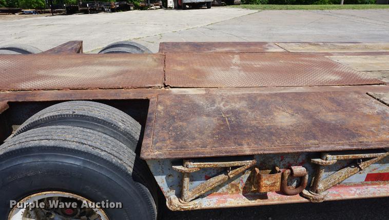 image for item DB6011 1966 Dorsey HTS-25 low boy equipment trailer