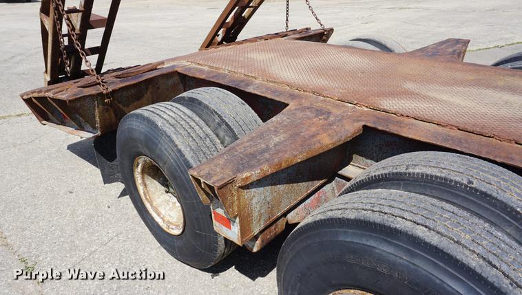 image for item DB6011 1966 Dorsey HTS-25 low boy equipment trailer