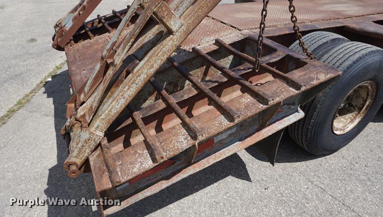 image for item DB6011 1966 Dorsey HTS-25 low boy equipment trailer