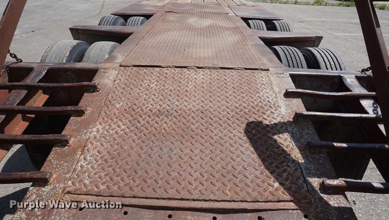 image for item DB6011 1966 Dorsey HTS-25 low boy equipment trailer