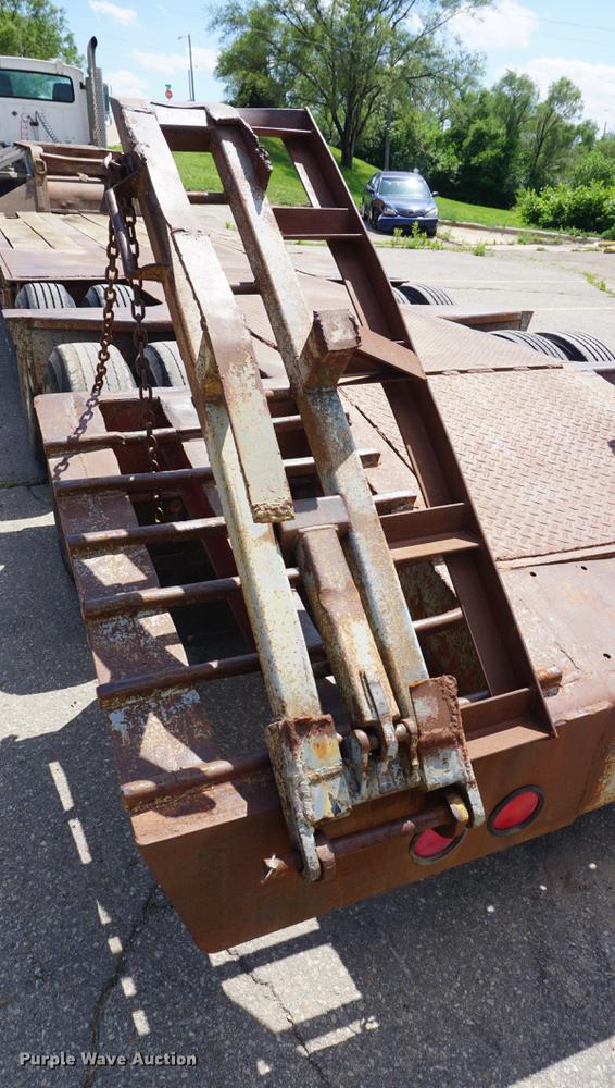 image for item DB6011 1966 Dorsey HTS-25 low boy equipment trailer