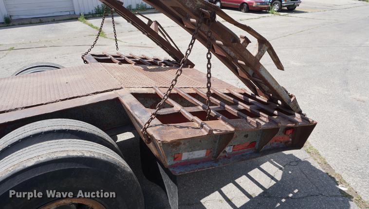 image for item DB6011 1966 Dorsey HTS-25 low boy equipment trailer