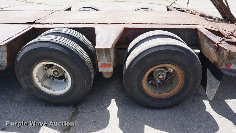 image for item DB6011 1966 Dorsey HTS-25 low boy equipment trailer