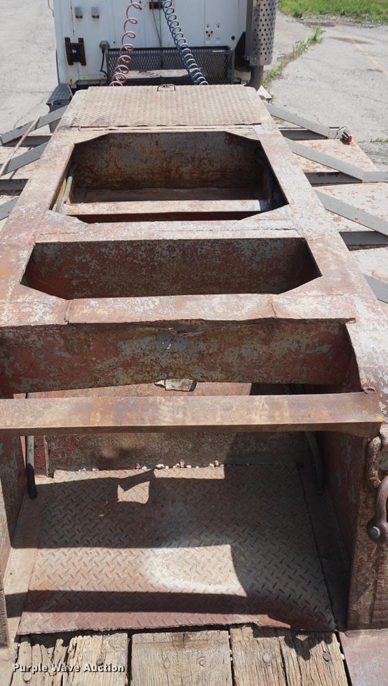 image for item DB6011 1966 Dorsey HTS-25 low boy equipment trailer