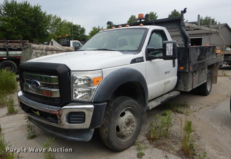 image for item DB8465 2011 Ford F450 Super Duty XL flatbed truck