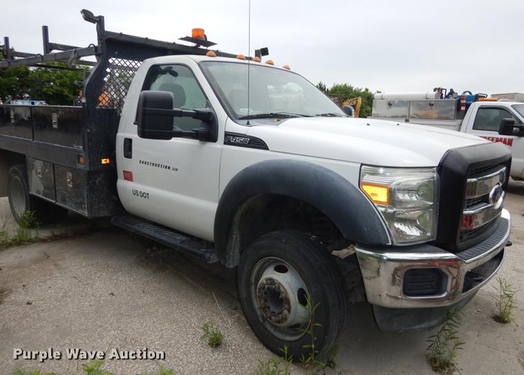 image for item DB8465 2011 Ford F450 Super Duty XL flatbed truck