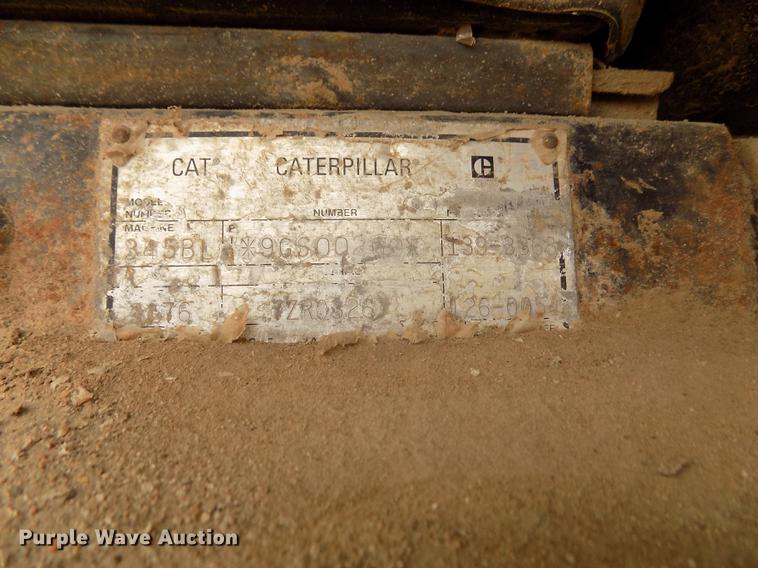 image for item DB8732 1999 Caterpillar 345B L excavator