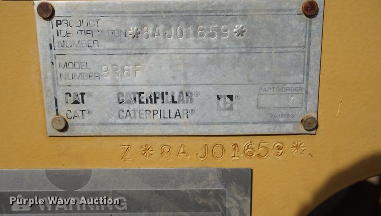 image for item DC5494 1994 Caterpillar 936F wheel loader