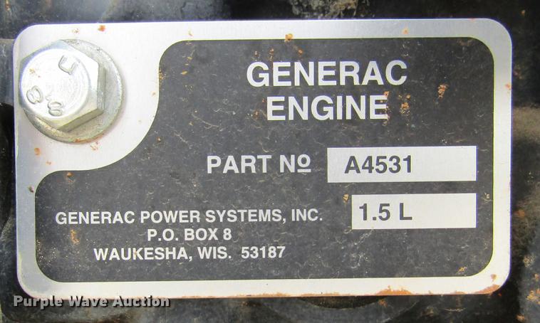 image for item DD2693 1998 Generac 0009951 generator