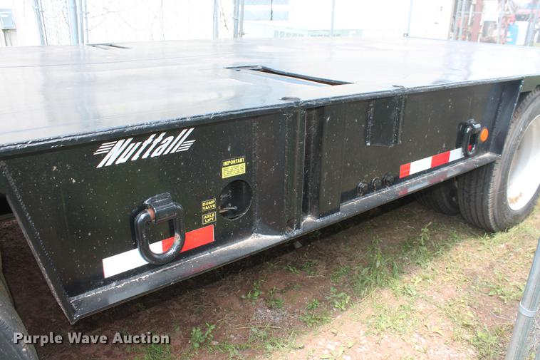 image for item DD4966 2005 Nuttall 460LB drop deck equipment trailer